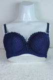 Double Paded Imported Bra Blue