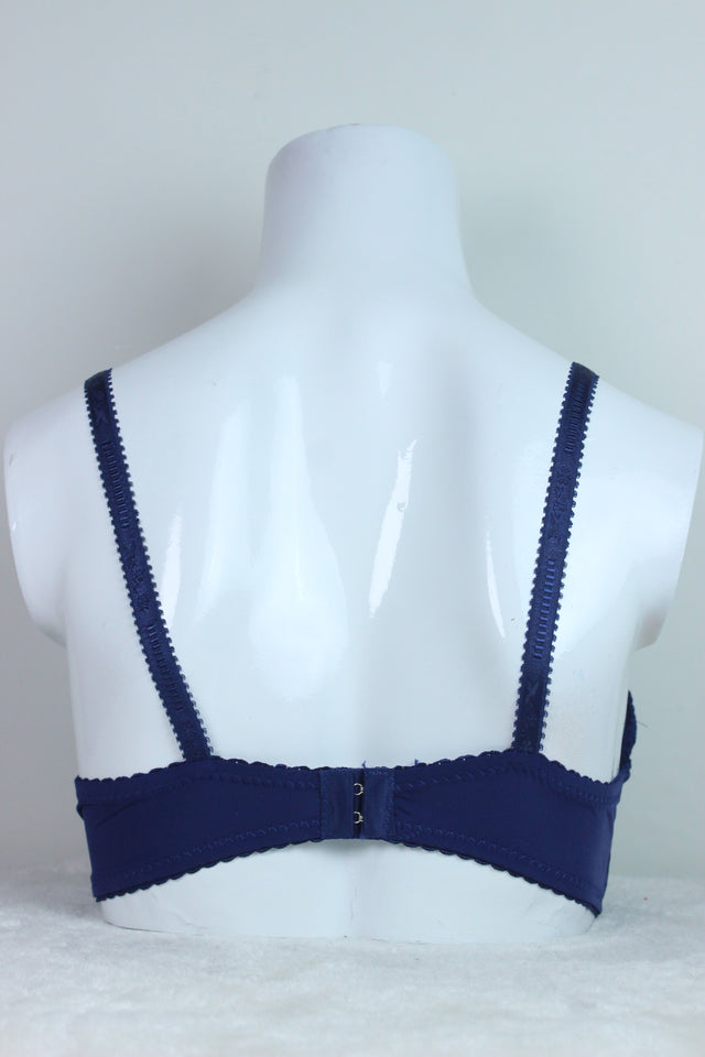 Double Paded Imported Bra Blue