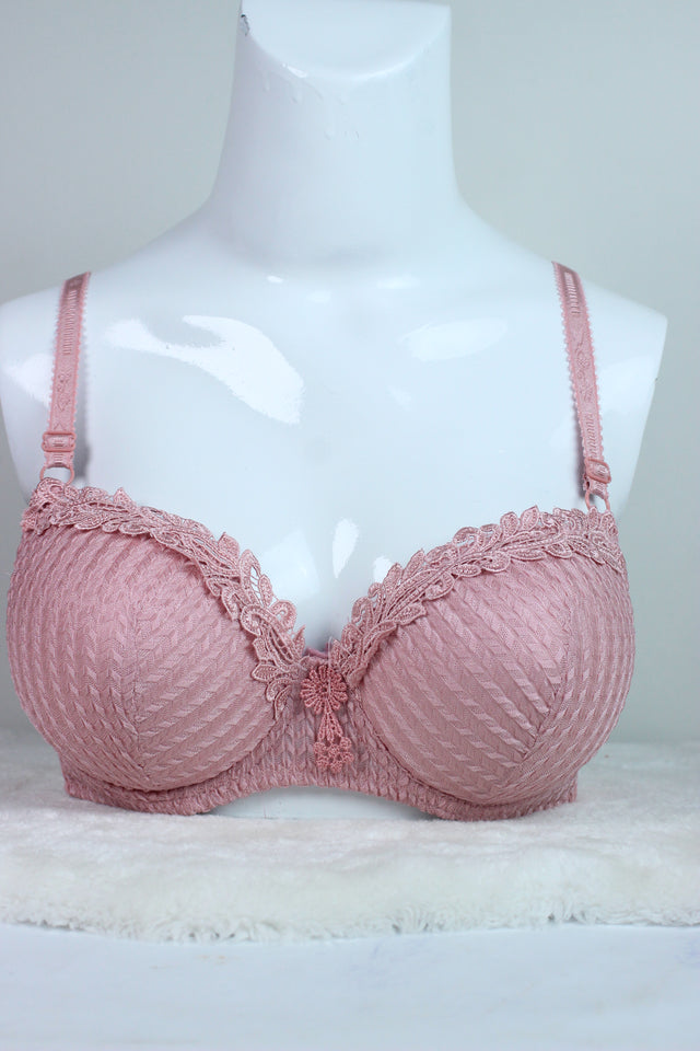 Double Paded Imported Bra Baby Pink