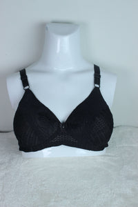 Single Paded Imported Bra Black