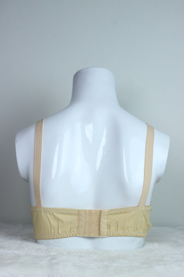 Half Chicken Cotton Imported Bra Beige