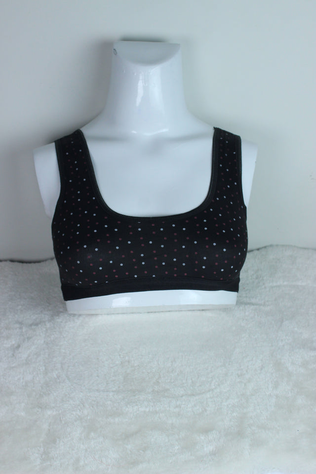 BD Dotted Bra Black