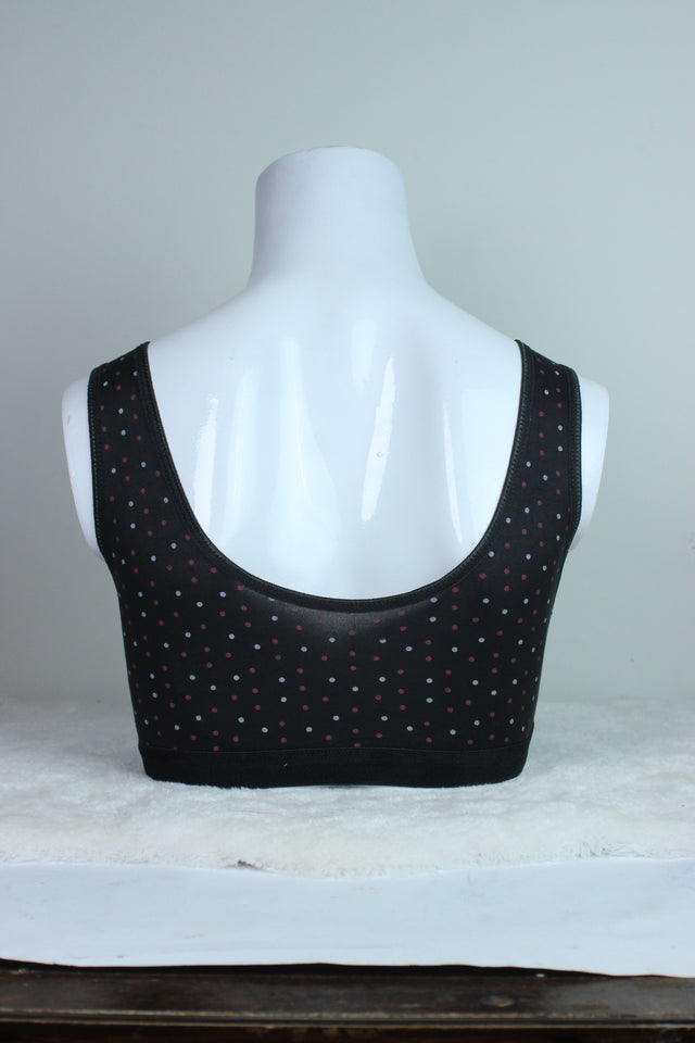 BD Dotted Bra Black