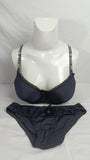 Imported Black Lingerie Set – Double Padded Bra & Panty