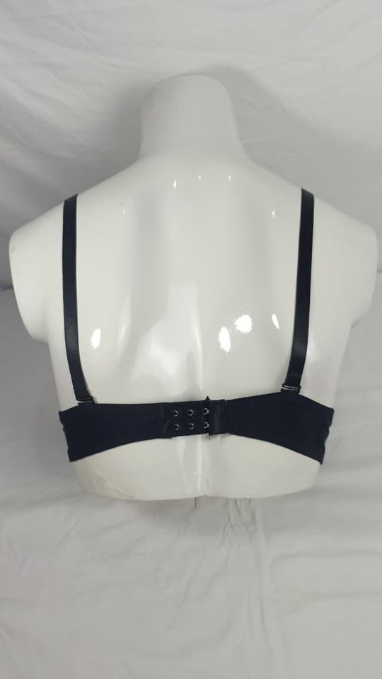 Double Padded Imported Bra Black