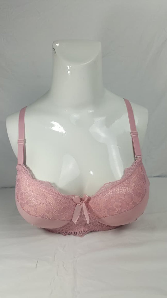 Double Padded Imported Bra Pink