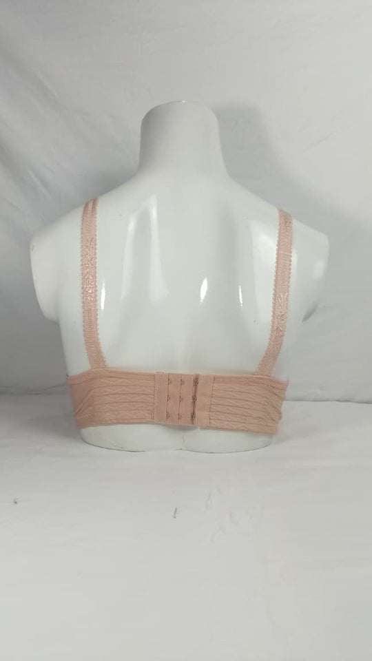 Single Padded Imported Bra Peach