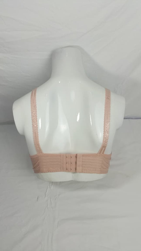 Single Padded Imported Bra Peach