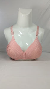 Single Padded Imported Bra Light Pink