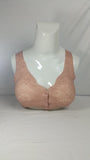 Front Button Imported Bra Nude/Skin