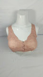 Front Button Imported Bra Nude/Skin