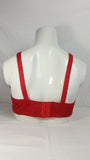 Single Padded Imported Bra Red