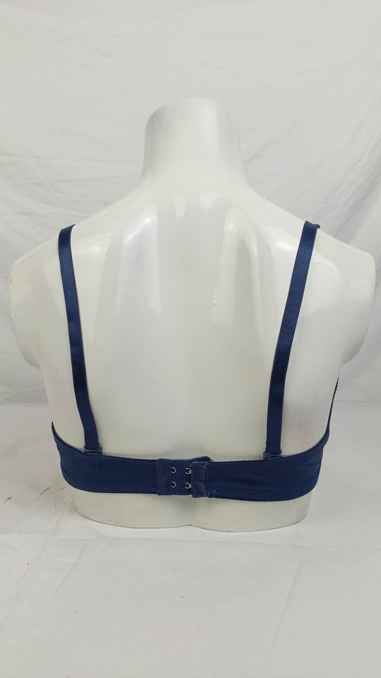 Double Padded Imported Bra Blue