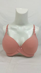 Double Padded Imported Bra Peach