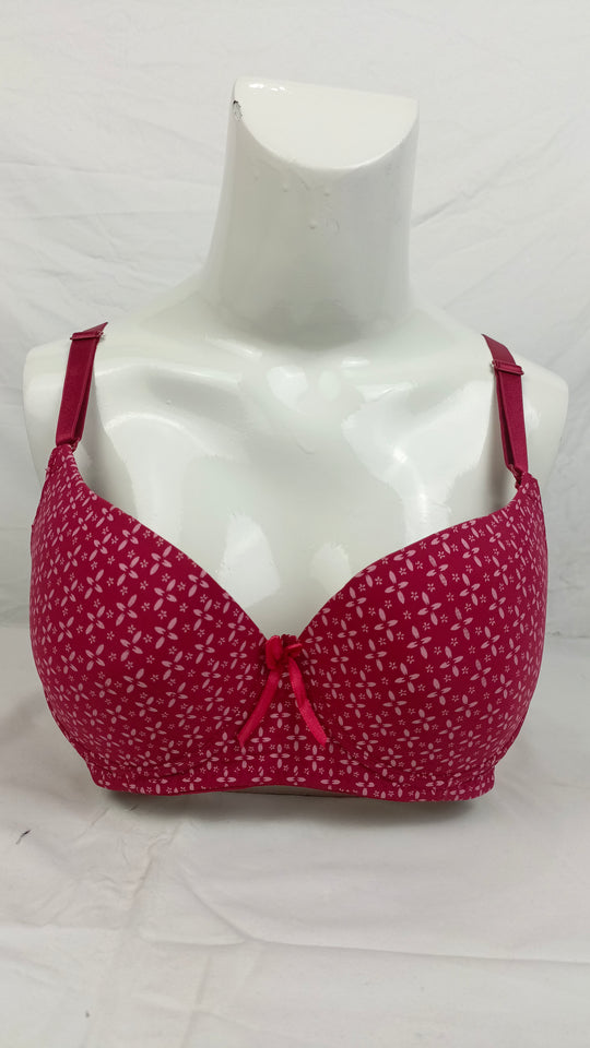Double Padded Imported Bra Pink