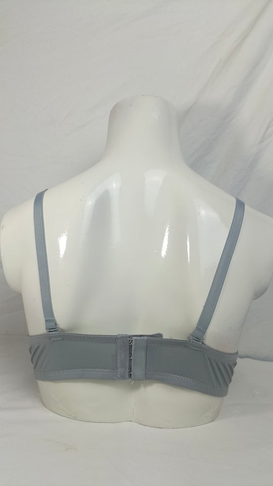Single Padded Imported Bra Grey