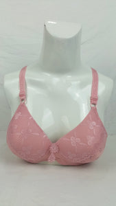 Single Padded Imported Bra Dusty Pink