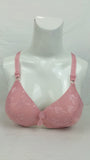 Single Padded Imported Bra Dusty Pink