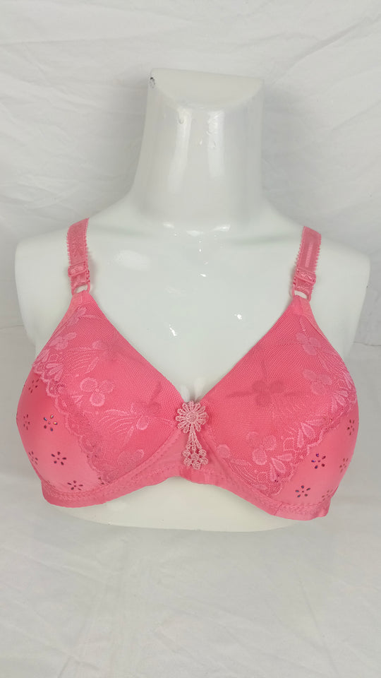 Single Padded Imported Bra Pink