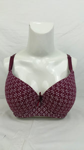 Double Padded Imported Bra Mehroon
