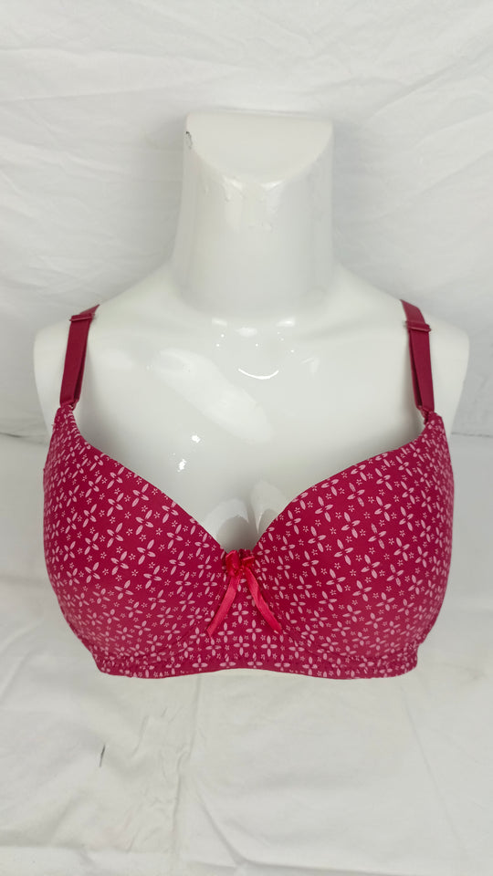 Double Padded Imported Bra Pink