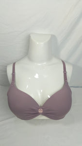 Single Padded Imported Bra Dusty Purple