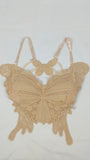 Butterfly Bra  Beige