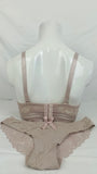 Stylish Nude/Skin Single Padded Bra With Matching Panty