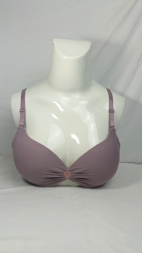 Single Padded Imported Bra Dusty Purple