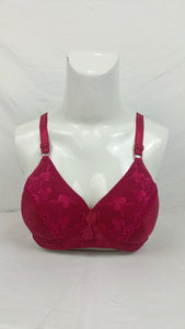 Single Padded Imported Bra Mehroon