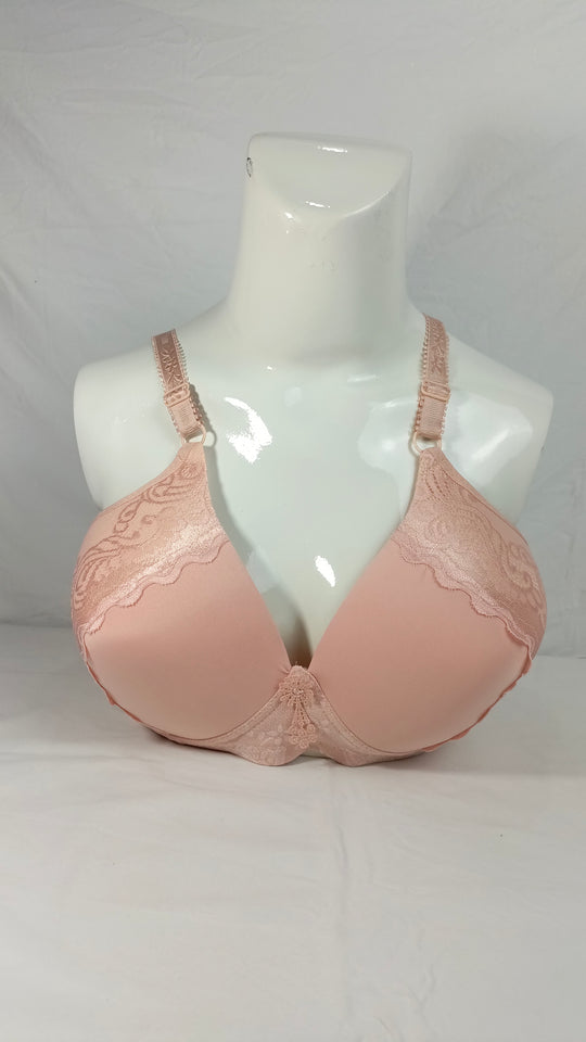Single Padded Imported Bra Beige