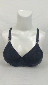Single Padded Imported Bra Black