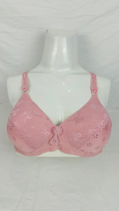 Single Padded Imported Bra Dusty Pink